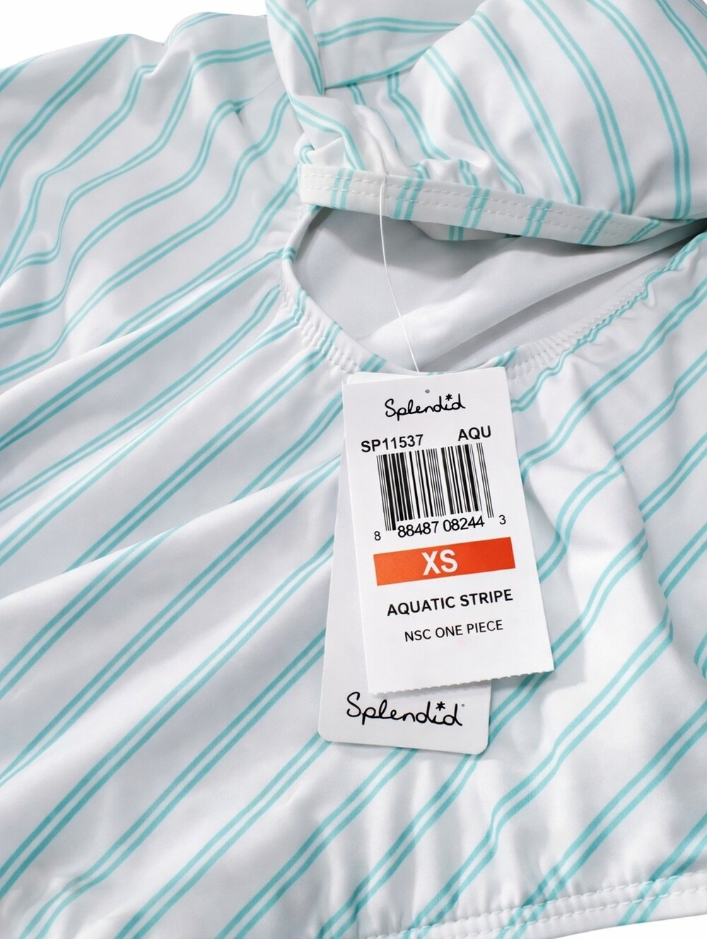 58. Splendid Aquatic Stripe One‑Piece Swimsuit Size XS - NWT - Picture 4 of 5